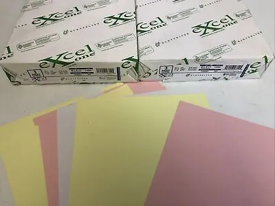 2 Reams Excel One Carbonless Paper 3-Part 8-1/2x11 (167 Sets/500 Sheets) 16602 • $45