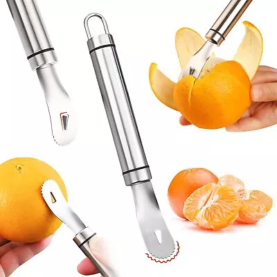 Stainless Steel Orange Peeler | Easy To Peel | Long Handle Orange Citrus Peeler  • $12.73