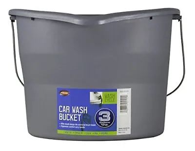 Carrand 94102 Car Wash Bucket (3 Gallon Capacity)  Gray • $15.88