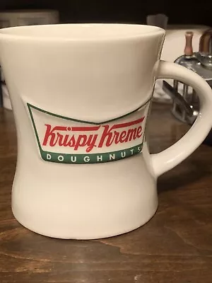 Krispy Kreme  Coffee Mug Heavy Ceramic Lg Raised Logo 16 Oz • $20