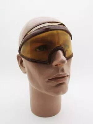 UNUSUAL 20's 30s CELLULOID GOGGLES RIDING DRIVING MOTORCYCLE CAR BICYCLE VINTAGE • $40.50