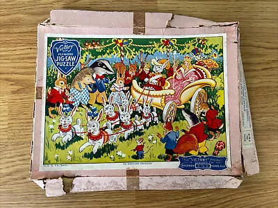 Vintage Victory  The Woodland Procession  Wooden Jigsaw Puzzle 23/24 Pieces • £0.99