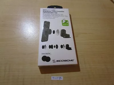 SCOSCHE MPRNDRK-SP MagicPlate Metal Plates For Mobile Devices - Black • $6