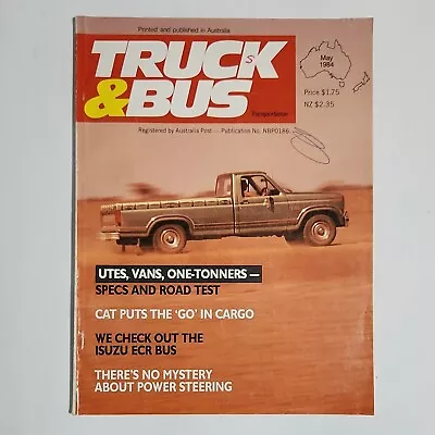 TRUCK & BUS TRANSPORTATION Vintage Australian Magazine May 1984 FORD F100 UTE • $16.99