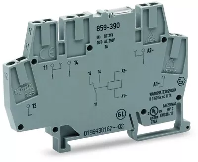 859-390 WAGO Terminal Block W/Mini Relay • $27.14