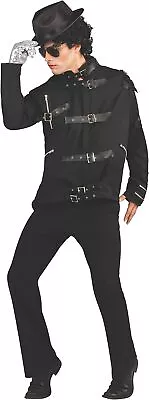 Bad Buckle Jacket Michael Jackson Fancy Dress Up Halloween Deluxe Adult Costume • $70.95