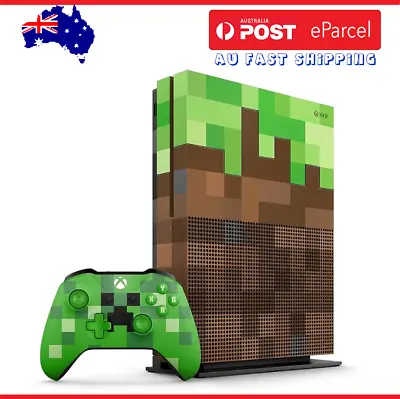 Microsoft Xbox One S Minecraft Limited Edition 1TB | WARRANTY | FREE SHIPPING • $299