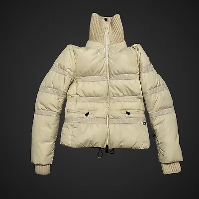 Grenoble MONCLER Monciair Women Ivory Ski Jacket Size 1 S • $299