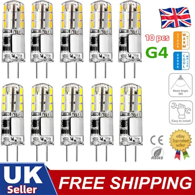 10 PCS G4 LED Bulbs Capsule Bulb Replace Halogen Bulb Light Bulb Lamps AC/DC 12V • £7.59