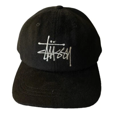 £40 • Buy Stussy Big Logo Wool Cap Black