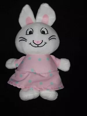 Aurora Max & RUBY Plush Bunny Doll Pink Polka Dots Small Stuffed Animal • $12.99