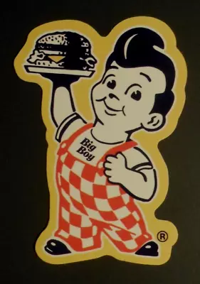 NEW BOB'S BIG BOY RESTAURANT STICKER   2 5/8 X 3 3/4  Vintage Look Unused • $9.99