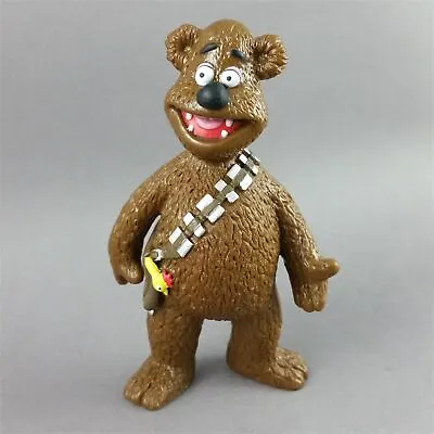 Muppets Fozzie Bear Chewbacca Figure Star Wars Disney 2008 4 Inch • $19.99