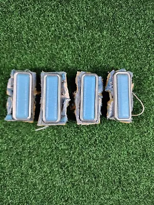  1970 - 1980's Ford F100 Van Bench Seat Emblems Badges OEM Set Of 4 Rare Blue • $50