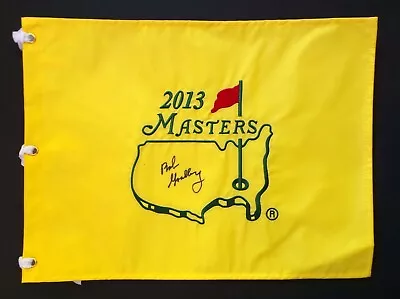 Bob GOALBY SIGNED AUTOGRAPH 2013 Golf Flag Augusta Masters AFTAL RD COA  • $435.58