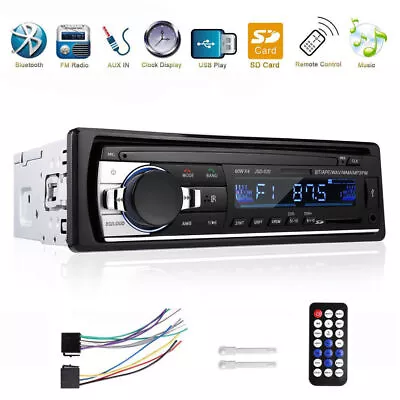 Car Radio Stereo 1Din Bluetooth FM Audio Head MP3/USB/SD/AUX In-Dash Unit Player • $25.89