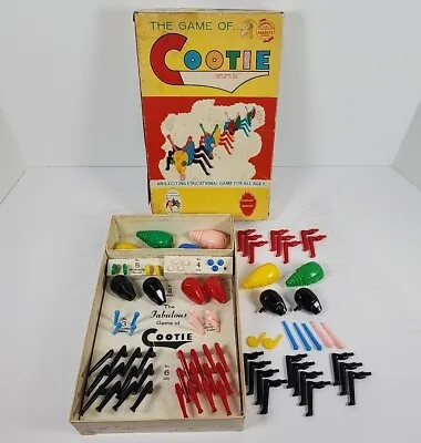 Vintage Cootie Game (Near Complete) W/Extra Pieces 1949 Schaper Family Game • $34.99