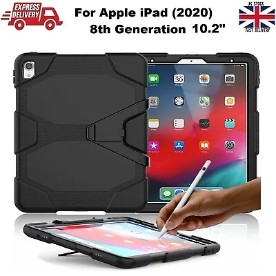 Military Builder Heavy Duty Shock Proof Stand Case For IPad 8th Gen 2020 10.2in  • £15.95