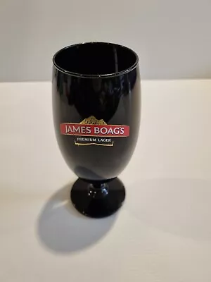 James Boag’s Premium Lager Black Steamed Beer Glass - 17cm Collectible Barware • $22.55