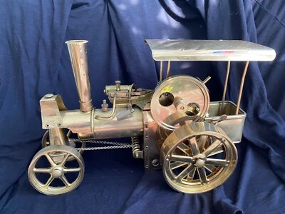$82 • Buy Wilesco Hobby Technik D40MS Steam Roller Traction Engine Brass Germany Orig Box