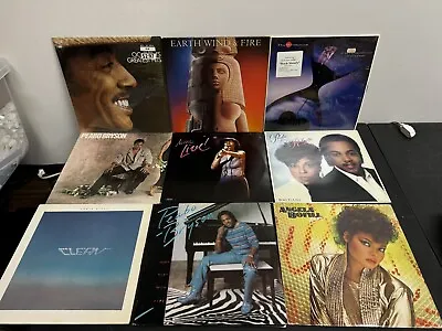 Vintage R&B Soul Vinyl Lot Of 9 - Vinyl & Jackets VG+ Or Better • $24.99
