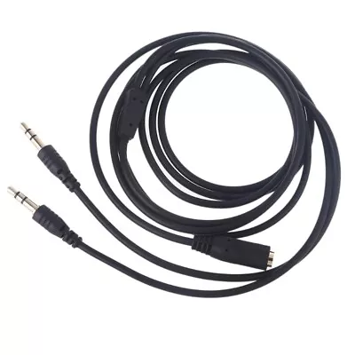 FFemale To 2 Male Splitter 3.5mm Stereo Headphones Adapter Cable • £6.42