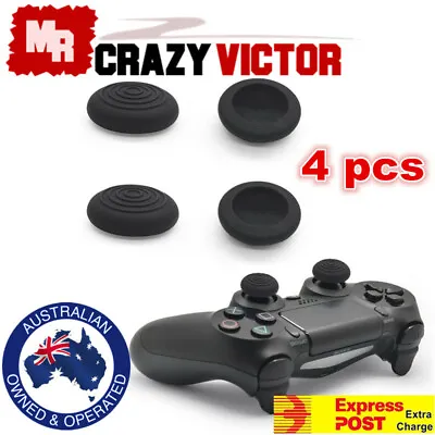 4pcs Thumb Grips PS4 Xbox One PS3 Xbox 360 Silicone TPU Gel Controller Stick Cap • $2.99