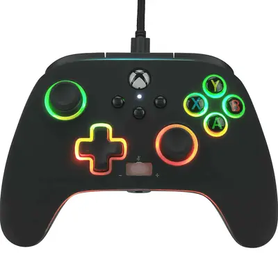 NEW PowerA Spectra Enhanced Wired Controller RGB For Xbox Series X|S Black • $89.95