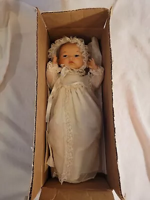 Vintage All Original In The Box 1972 Horseman Baby Doll In Dress & Bonnet • $19.99