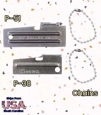 Original Shelby Co US Military Can Openers P38 & P51 Made In USA Multi-Use Tool • $5.10