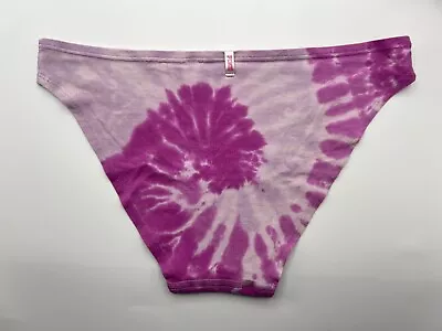 Victoria's Secret Vintage Panties Size Large L 2015 PINK Cotton Logo VS Bikini • $13.88