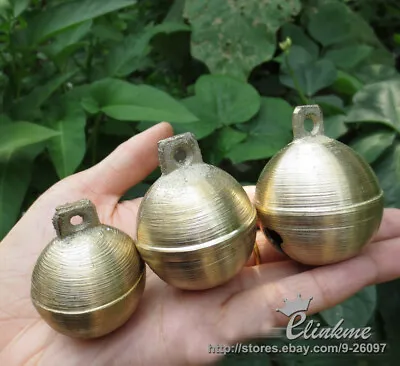 $6.54 • Buy 55*45mm Super Loud Pure Copper Bells Sheep Dog Animal Bells Of The Brass Casting