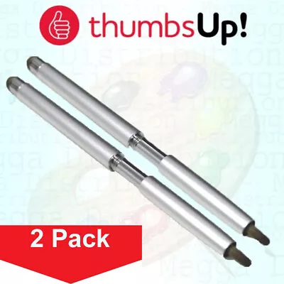 2 X ThumbsUp 2in1 Digital Stylus & Capacitive Paintbrush For Smartphones/Tablets • £5.50