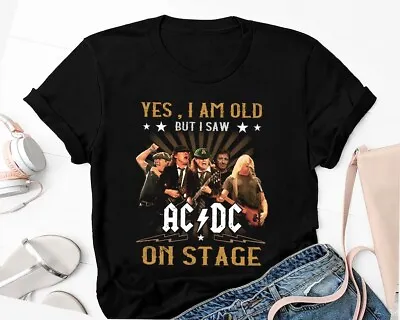 I Saw AC/DC On Stage Vintage TShirt Rock Band Ac/dc TourSignature ACDC 51Years • £22.20