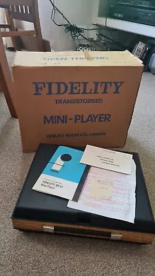 £69.99 • Buy Vintage Boxed Fidelity HF42 Record Player - Fully Working - Amazing Condition