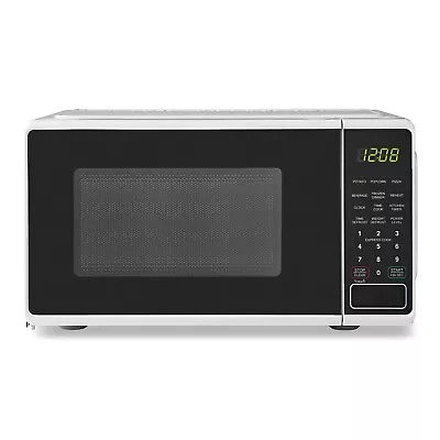 0.7CuFt Compact Countertop Microwave Oven White 700W Power LED Display • $51.99