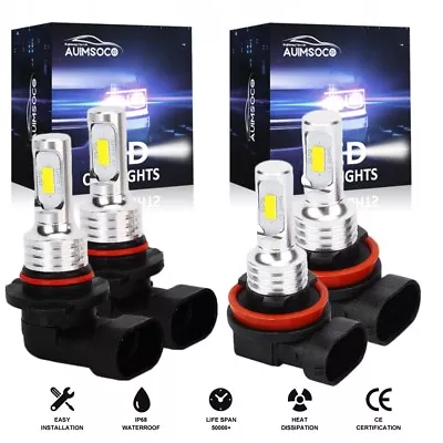 For 2003-2013 Volvo C70 Convertible 2-Door 6K LED Headlight Bulbs Kit Hi/Low 4x • $24.99