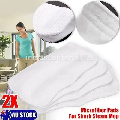 2-pack Shark Steam Vapour Mop Swab Replacement Microfiber Pads For Floors Clean • $8.80