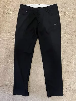 Puma Golf Pants Men’s Size 34 X 34 Black Classic Fit Lightweight Athletic • $0.99
