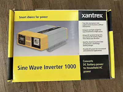 Xantrex PROSine Wave Inverter 1000W  12VDC/120VAC (New - Opened Box) • $700