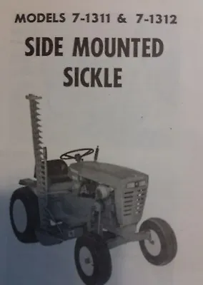 Wheel Horse Lawn Garden Tractor Side Mount Sickle Mower Owner & Parts (4 Manuals • $64.99