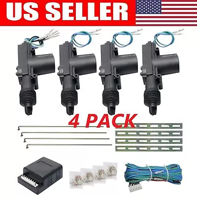 4x Universal Car Auto Heavy Duty Power Slave Door Lock Actuator Motor 2 Wire 12V • $16.29