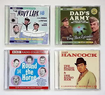 CLASSIC COMEDY Dad's Army Navy Lark Hancock Round The Horne - 4 CD Audiobooks • £15.99