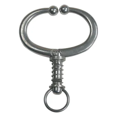  Cattle Farm Equipment Bull Cow Nose Ring Spring Loaded Stainless Steel • £15.15