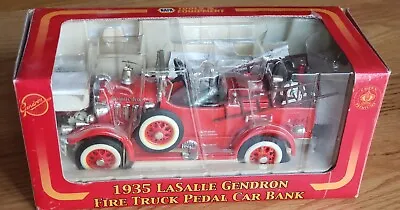 NAPA'S 1935 LaSalle Gendron Fire Truck Pedal Car Bank  • $16.95