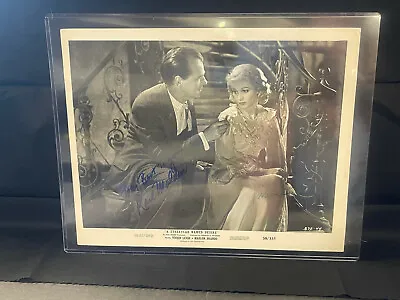 RARE Signed Vivien Leigh / Karl Malden 8x10 Photo AUTOGRAPH Actor/Actress AUTO • $397.97