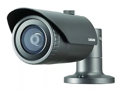 Samsung Qno-7030r 4mp Full Hd Outdoor Ir Led 6mm Poe Cctv Security Bullet Camera • £194.95