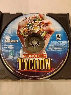 Monopoly Tycoon- PC 2001- Classic Edition CD-ROM    Free Shipping • $7.88