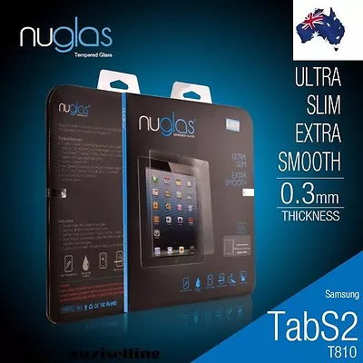 Genuine Nuglas Tempered Glass Screen Protector Samsung Galaxy S4 S3 S2 8.0 /9.7  • $9.81