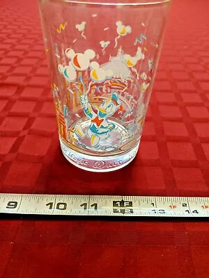 MAGIC KINGDOM Disney McDonalds 25 Anniversary Glass Donald Duck 5  Space Castle • $5.82